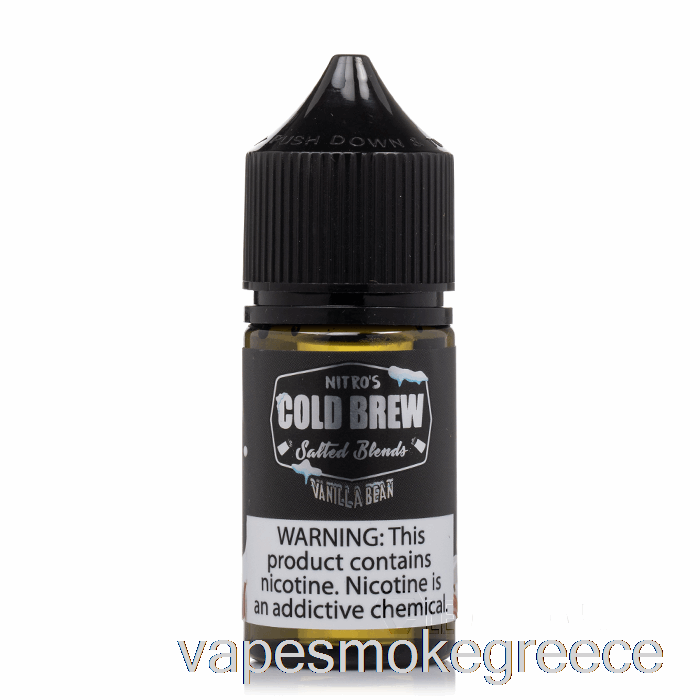 Vape Greece φασόλι βανίλιας - άλατα κρύας παρασκευής νιτρών - 30ml 45mg